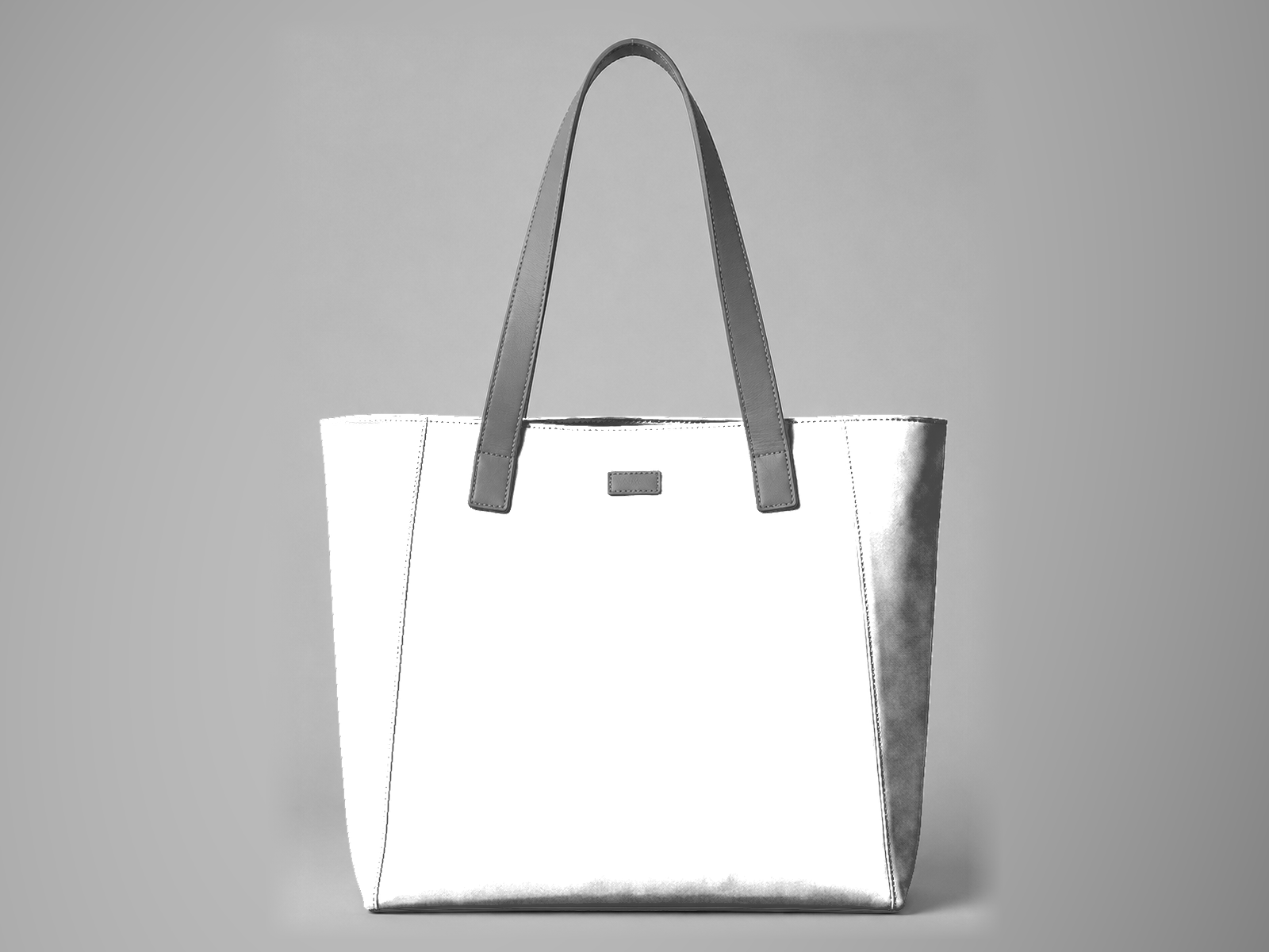 Mockup einer Einkaufstasche aus recyceltem Plakatmaterial