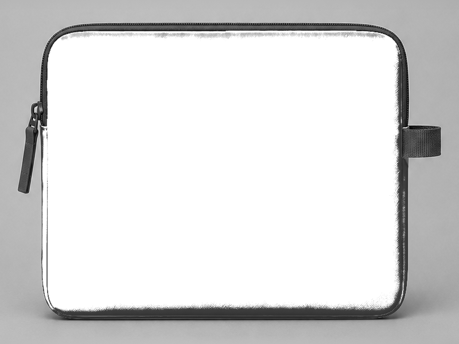 Mockup einer Laptoptasche aus recyceltem Plakatmaterial